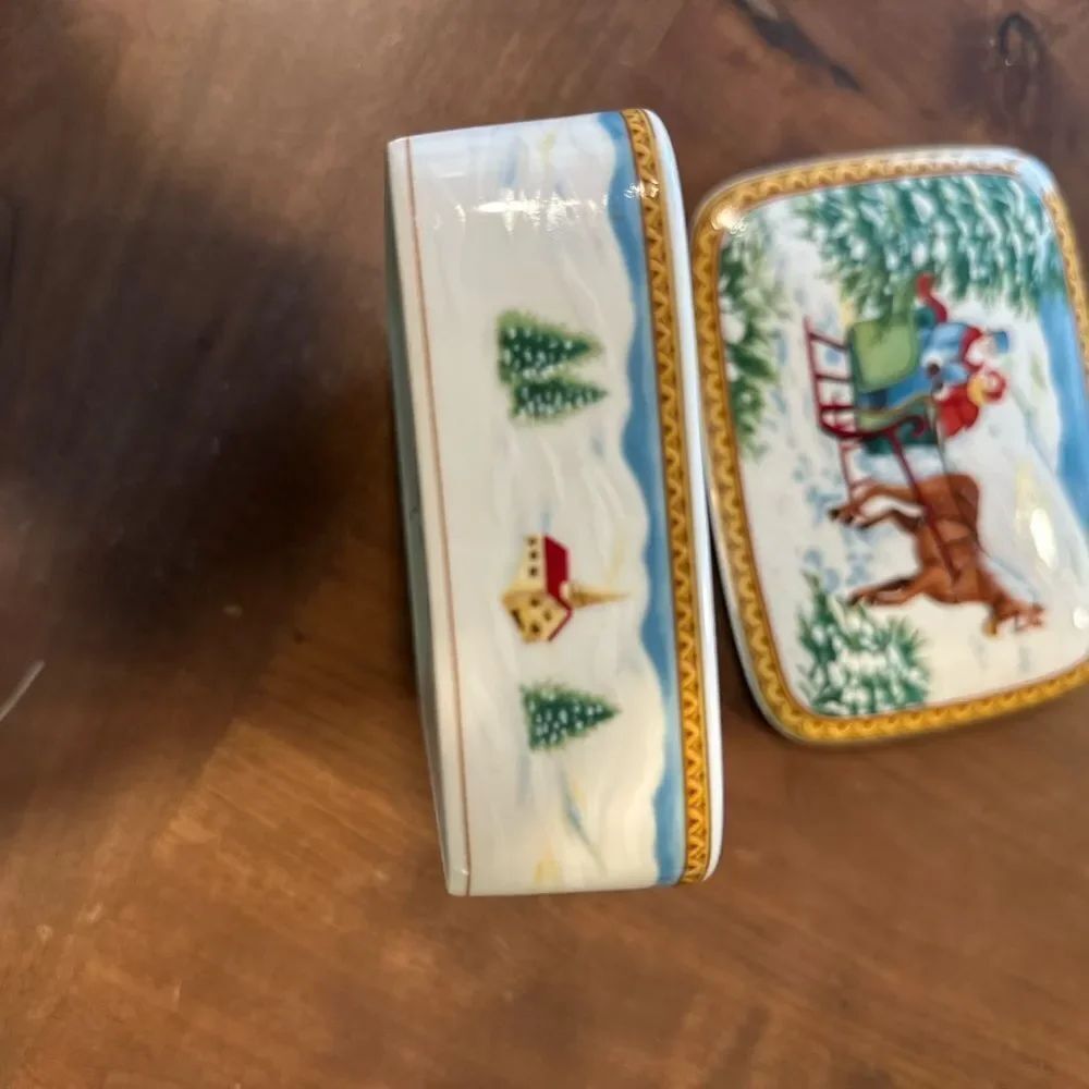 Mikasa Winter Sleigh Ride Decorative Box - Multicolor - Picture 5 of 7